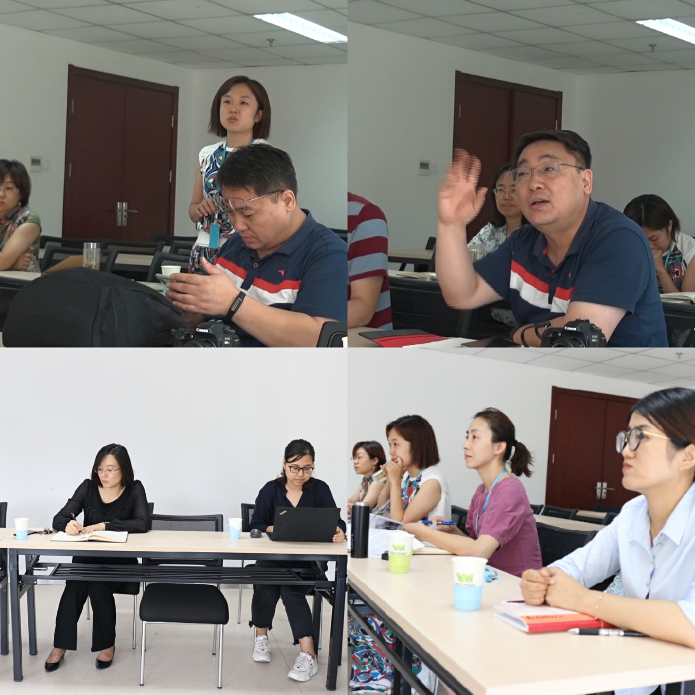 参会人员与主讲人互动交流